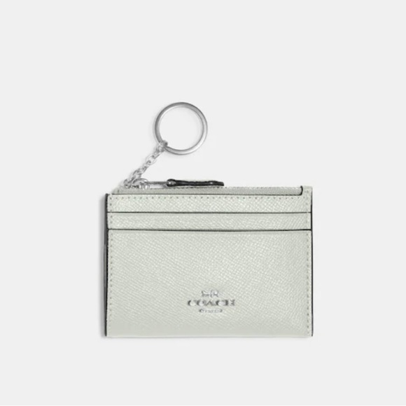 Coach Mini Skinny Id Case - Colour: Light Sage - Brand New - Picture 1 of 2